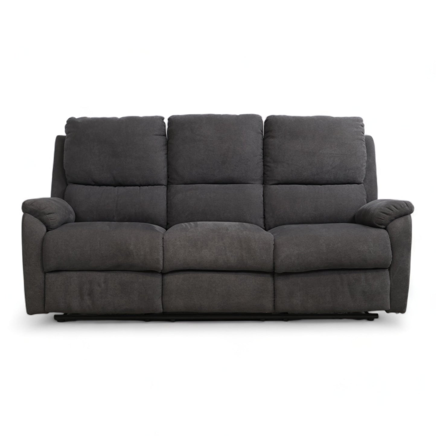 Nyrenset | Mørk grå Sabia 3-seter recliner sofa