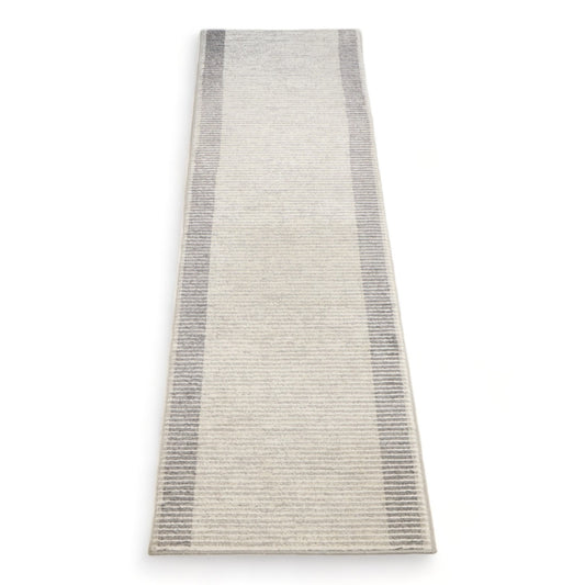 Nyrenset | Sort og hvit teppe. 300cm