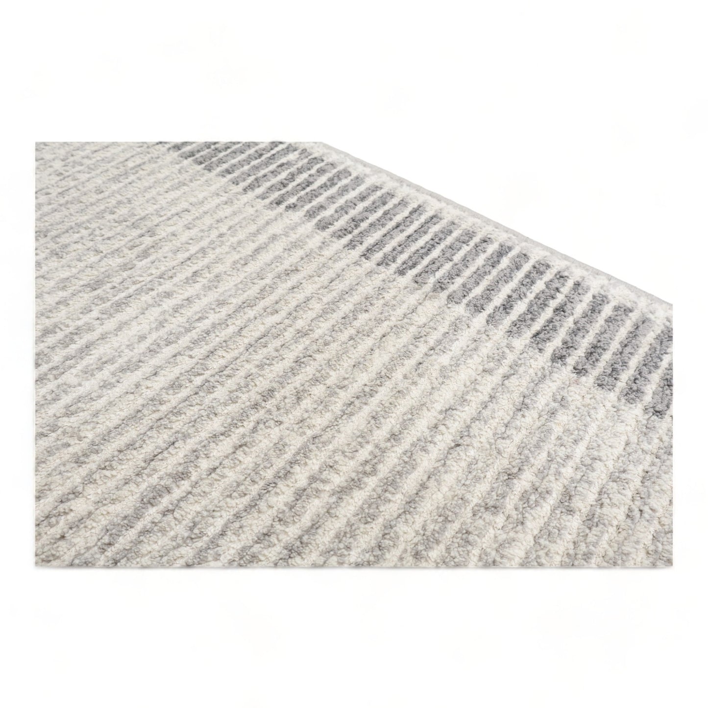 Nyrenset | Sort og hvit teppe. 200cm