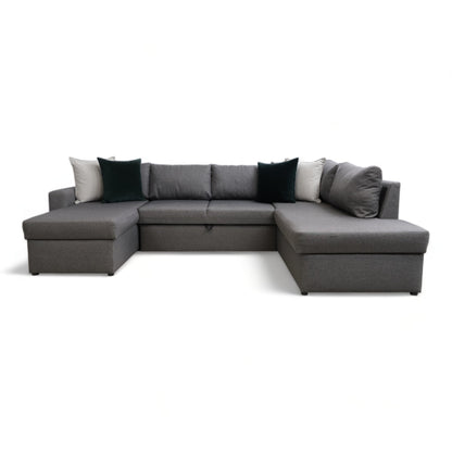 Nyrenset | Mørk grå Jysk Marslev sovesofa