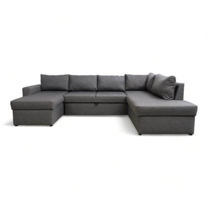 Nyrenset | Mørk grå Jysk Marslev sovesofa