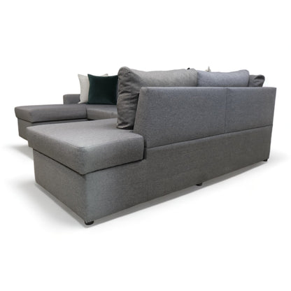 Nyrenset | Mørk grå Jysk Marslev sovesofa