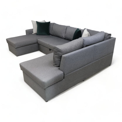 Nyrenset | Mørk grå Jysk Marslev sovesofa