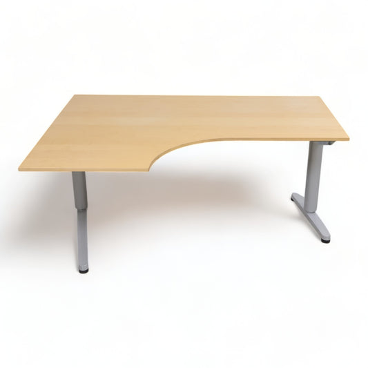 Kvalitetssikret | IKEA Galant elektrisk hev/senk skrivebord med venstresving