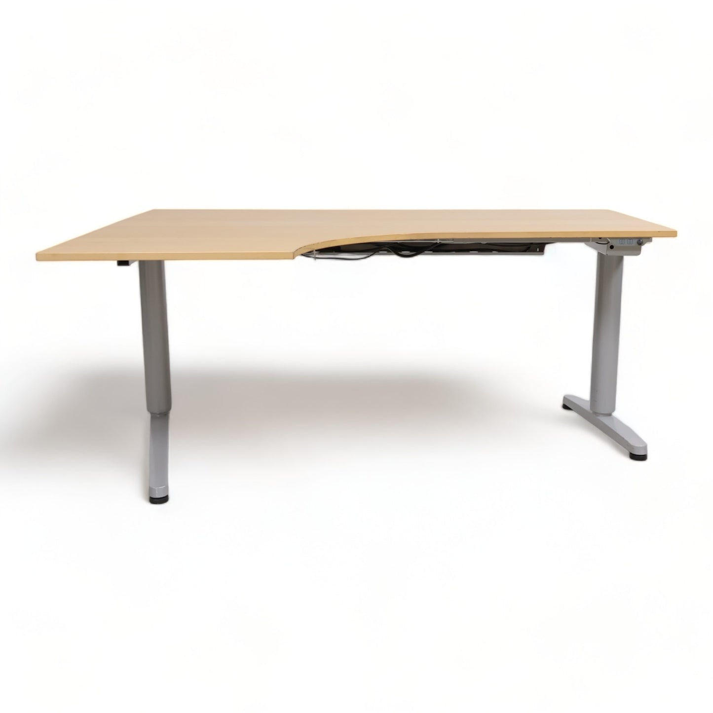Kvalitetssikret | IKEA Galant elektrisk hev/senk skrivebord med venstresving