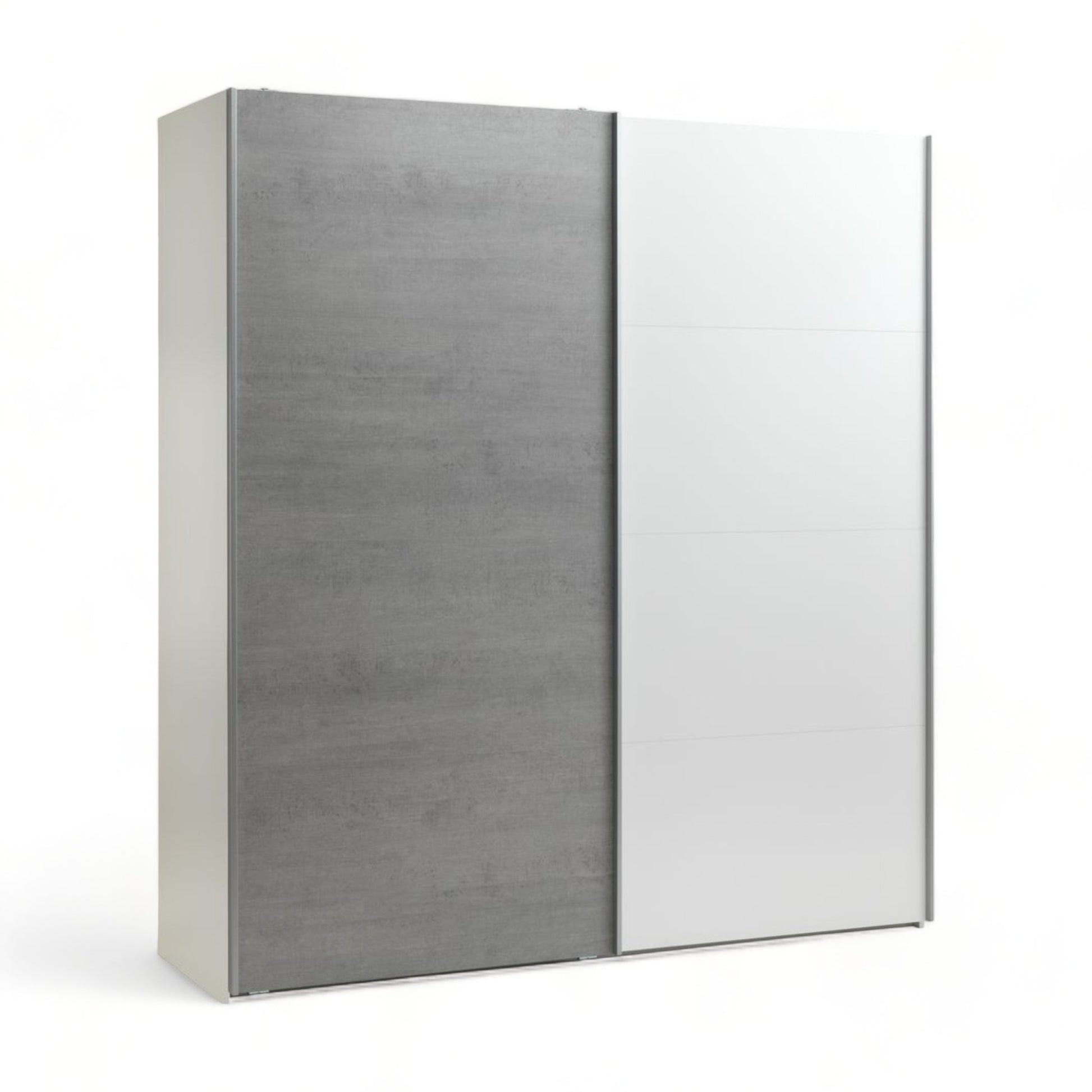 Kun brukt til utstilling | Skap TARP 202x221 betong/hvit