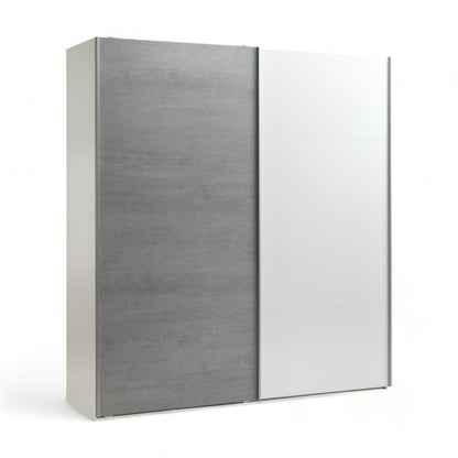 Kun brukt til utstilling | Skap TARP 202x221 betong/hvit