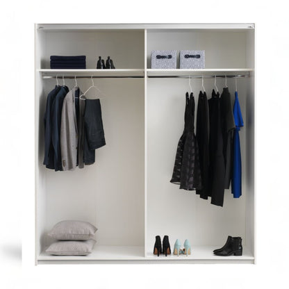 Kun brukt til utstilling | Skap TARP 202x221 betong/hvit