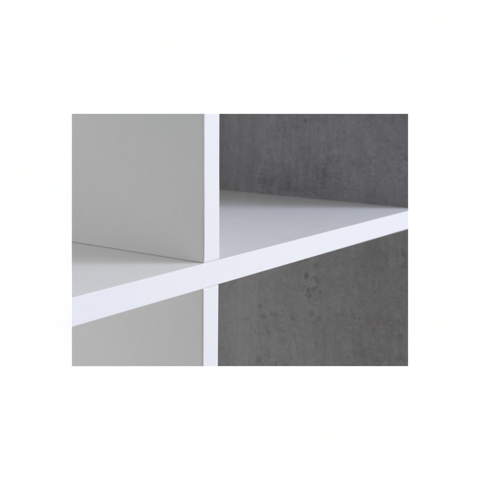 Helt nytt | Romdeler HALDAGER 8 rom betong/hvit