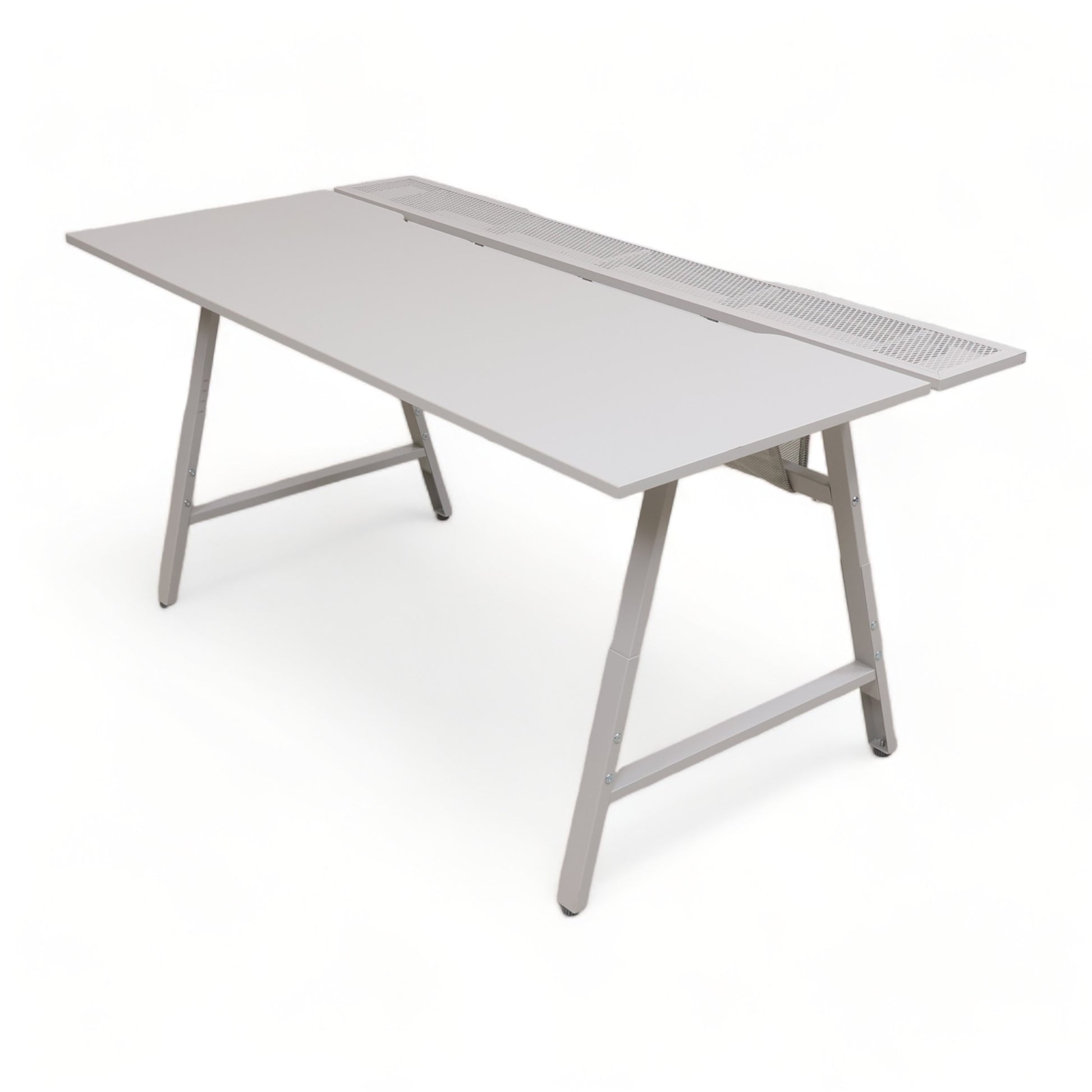 Nyrenset | IKEA UTESPELARE Gamingbord, askemønstret/grå, 160x80 cm