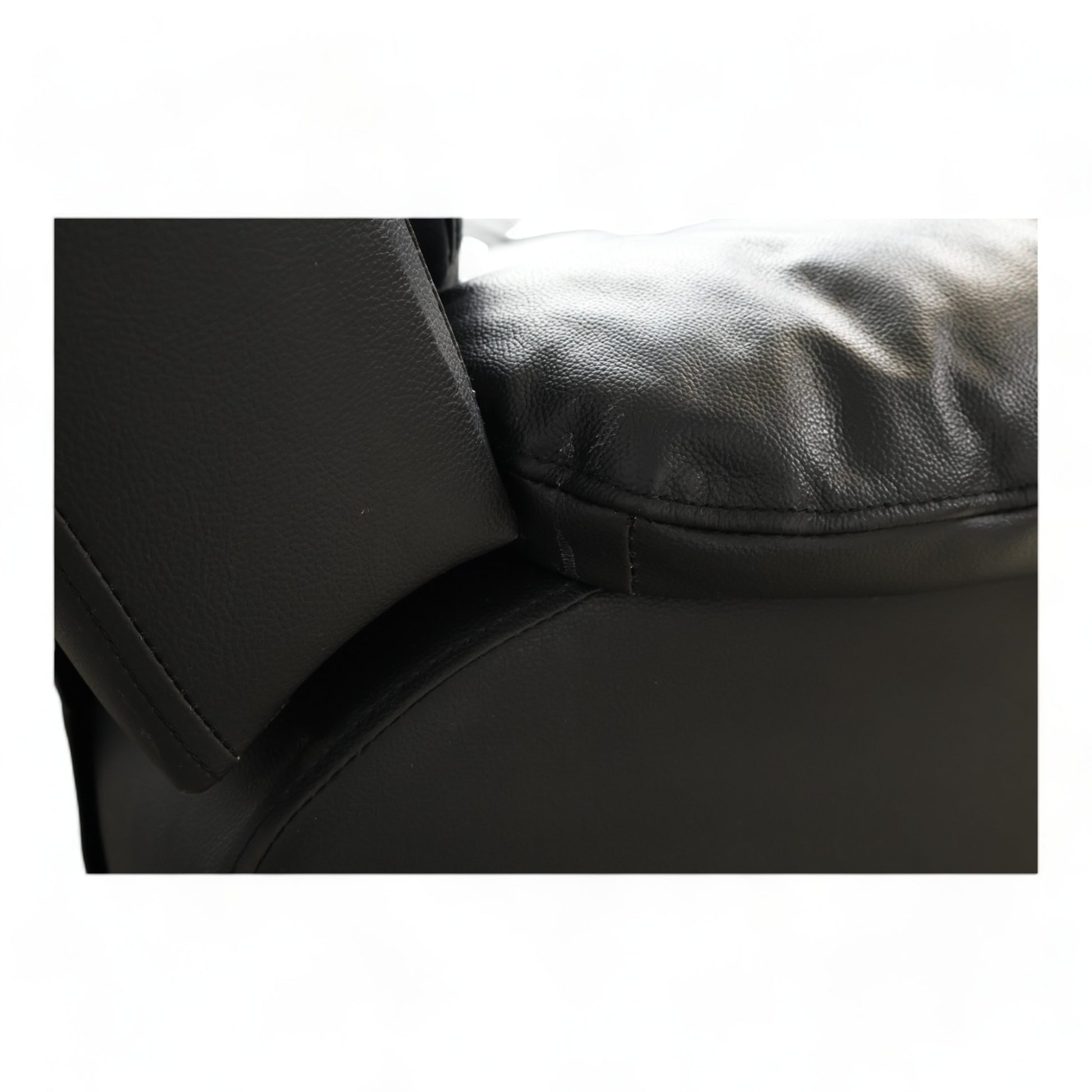 Nyrenset | Sort Mayfield 2-seter manuell recliner-sofa i skinn