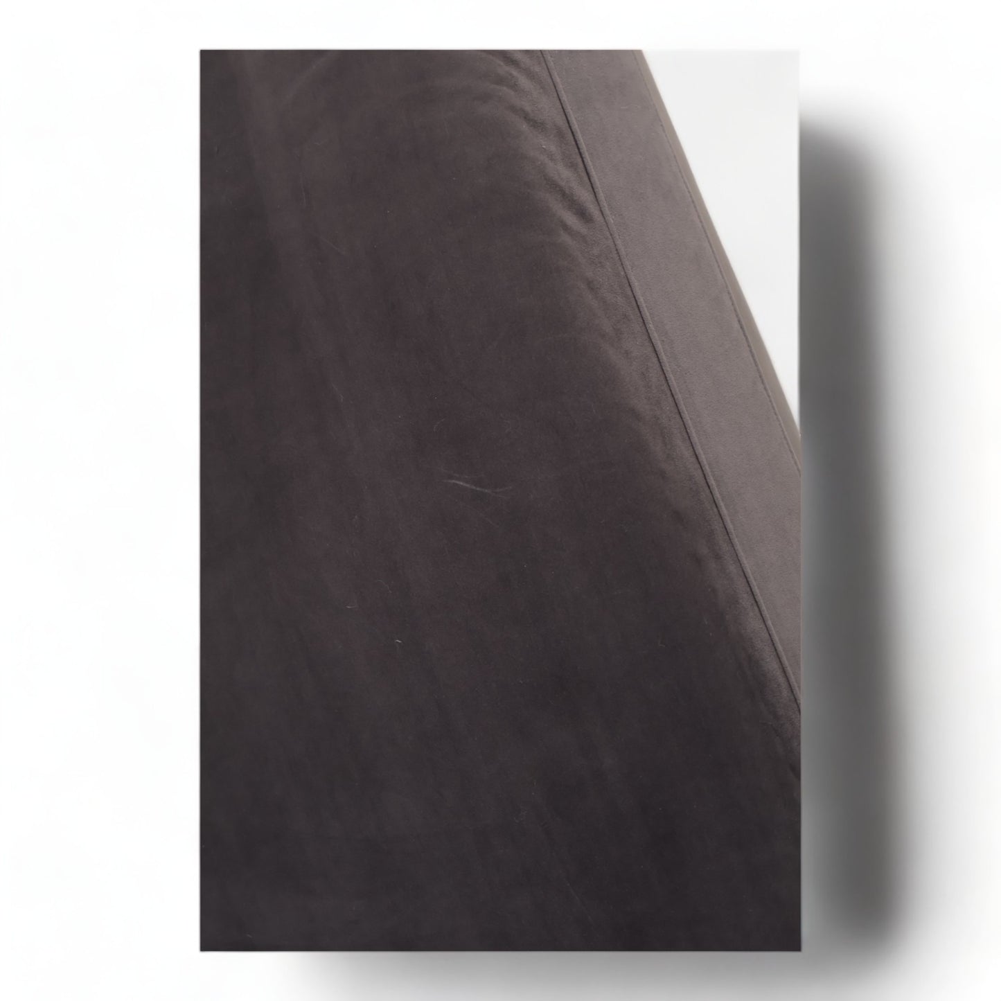 Nyrenset | Mørk grå 3-seter sofa i velur