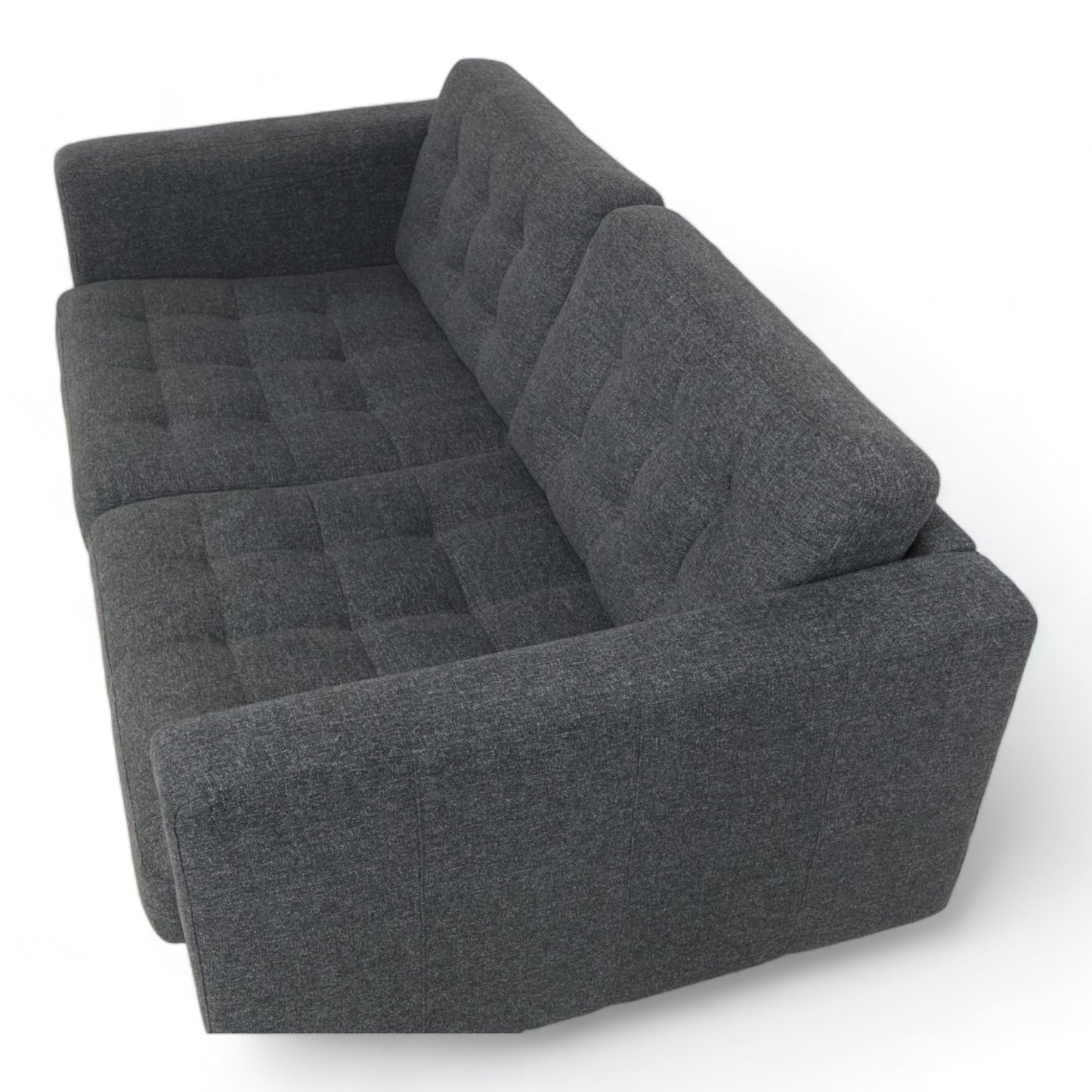 Nyrenset | Mørk grå IKEA Landskrona 3-seter sofa