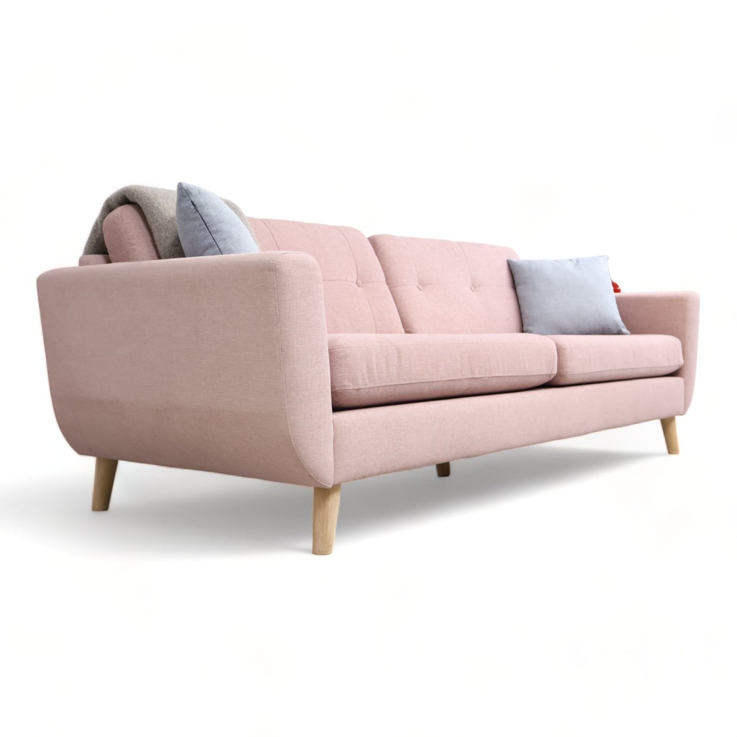Nyrenset | Rosa 3-seter sofa