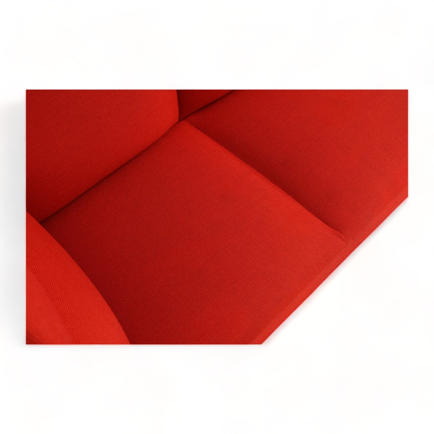 Nyrenset | Rød Fora Form Senso sofa med åpen ende og høy rygg