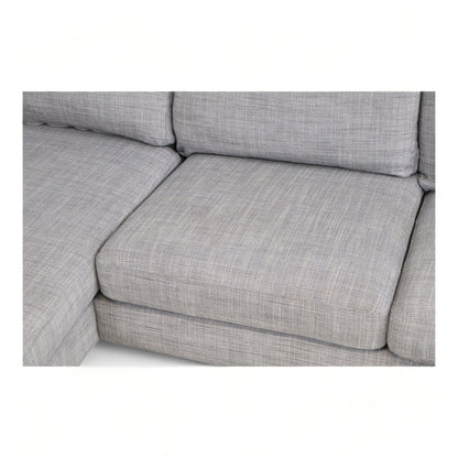 Nyrenset | Lys grå IKEA Karlstad u-sofa
