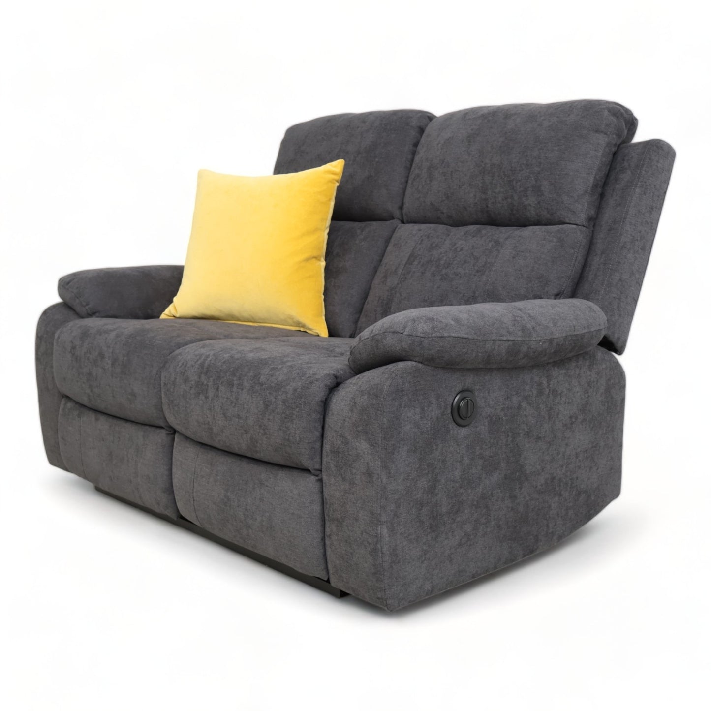 Nyrenset | Mørk grå Mora 2-seter recliner-sofa