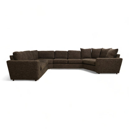 Nyrenset | Brun Scapa u-sofa