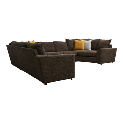 Nyrenset | Brun Scapa u-sofa