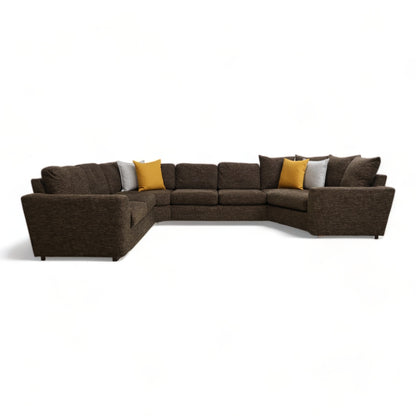Nyrenset | Brun Scapa u-sofa