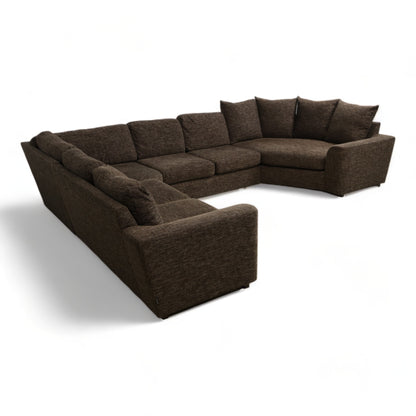 Nyrenset | Brun Scapa u-sofa