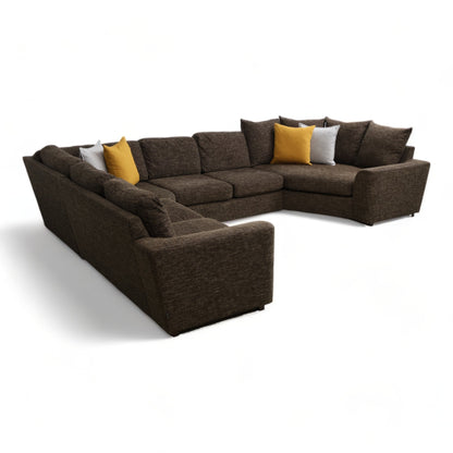 Nyrenset | Brun Scapa u-sofa