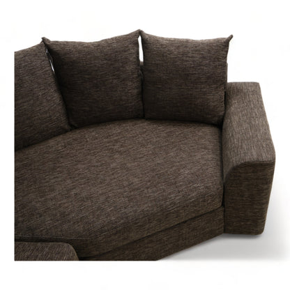 Nyrenset | Brun Scapa u-sofa