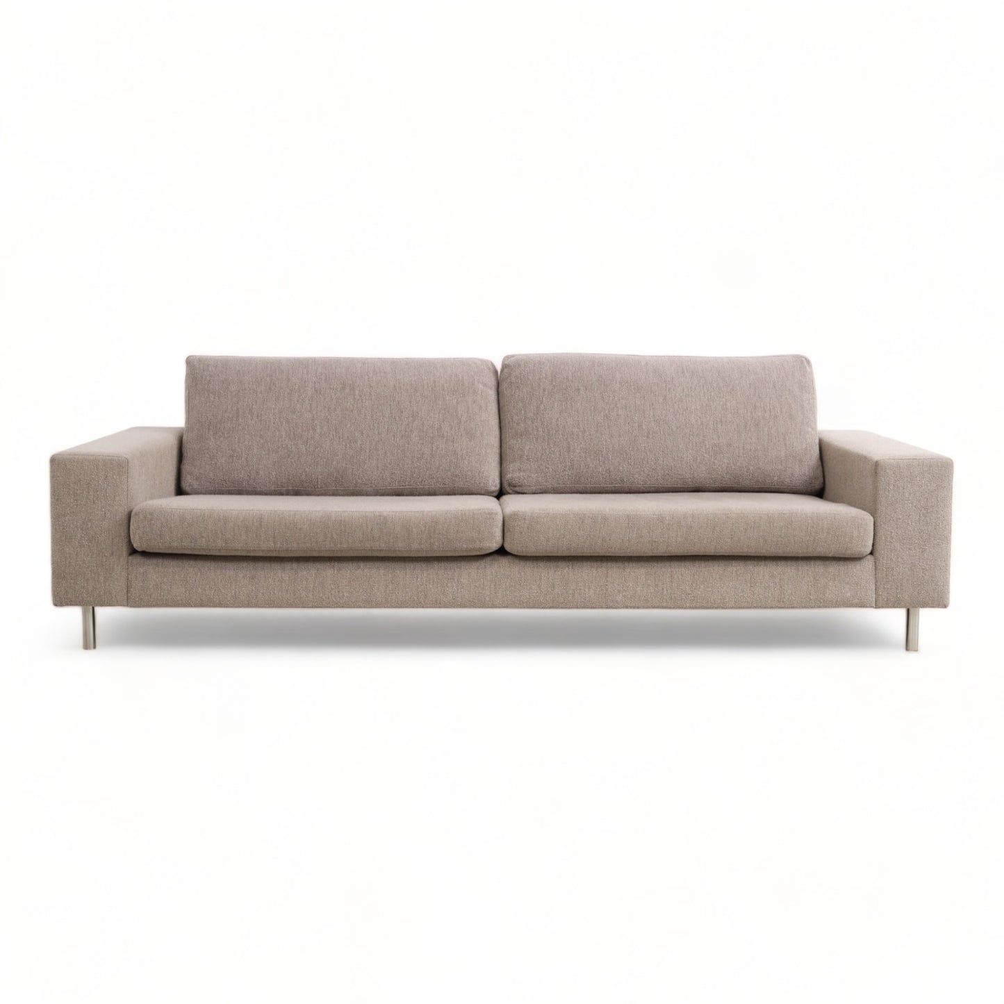 Nyrenset | Lys brun/grå 3-seter sofa