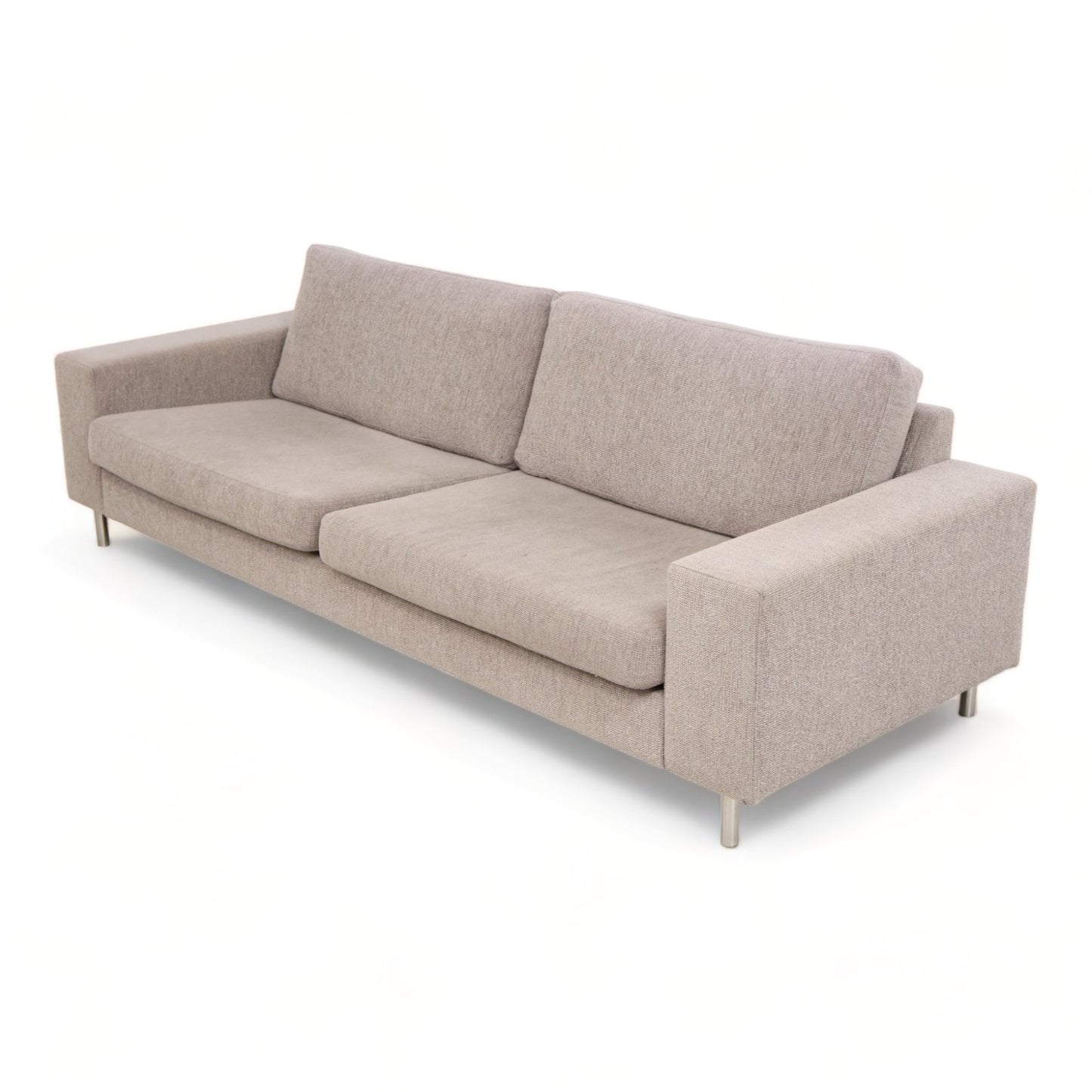 Nyrenset | Lys brun/grå 3-seter sofa