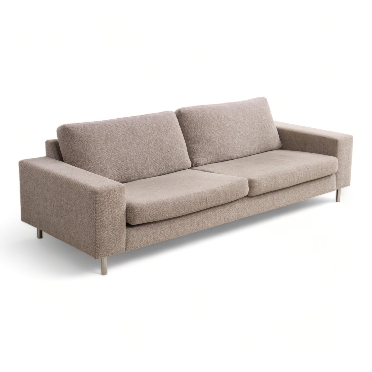 Nyrenset | Lys brun/grå 3-seter sofa