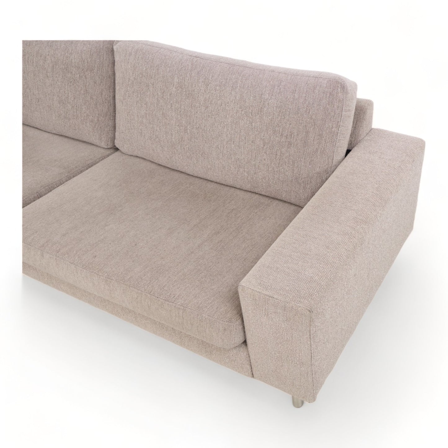 Nyrenset | Lys brun/grå 3-seter sofa