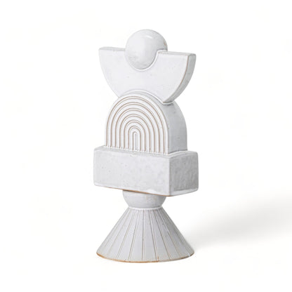 Helt nytt | Beatrice dekor L14xH27xW13cm-hvit-stein