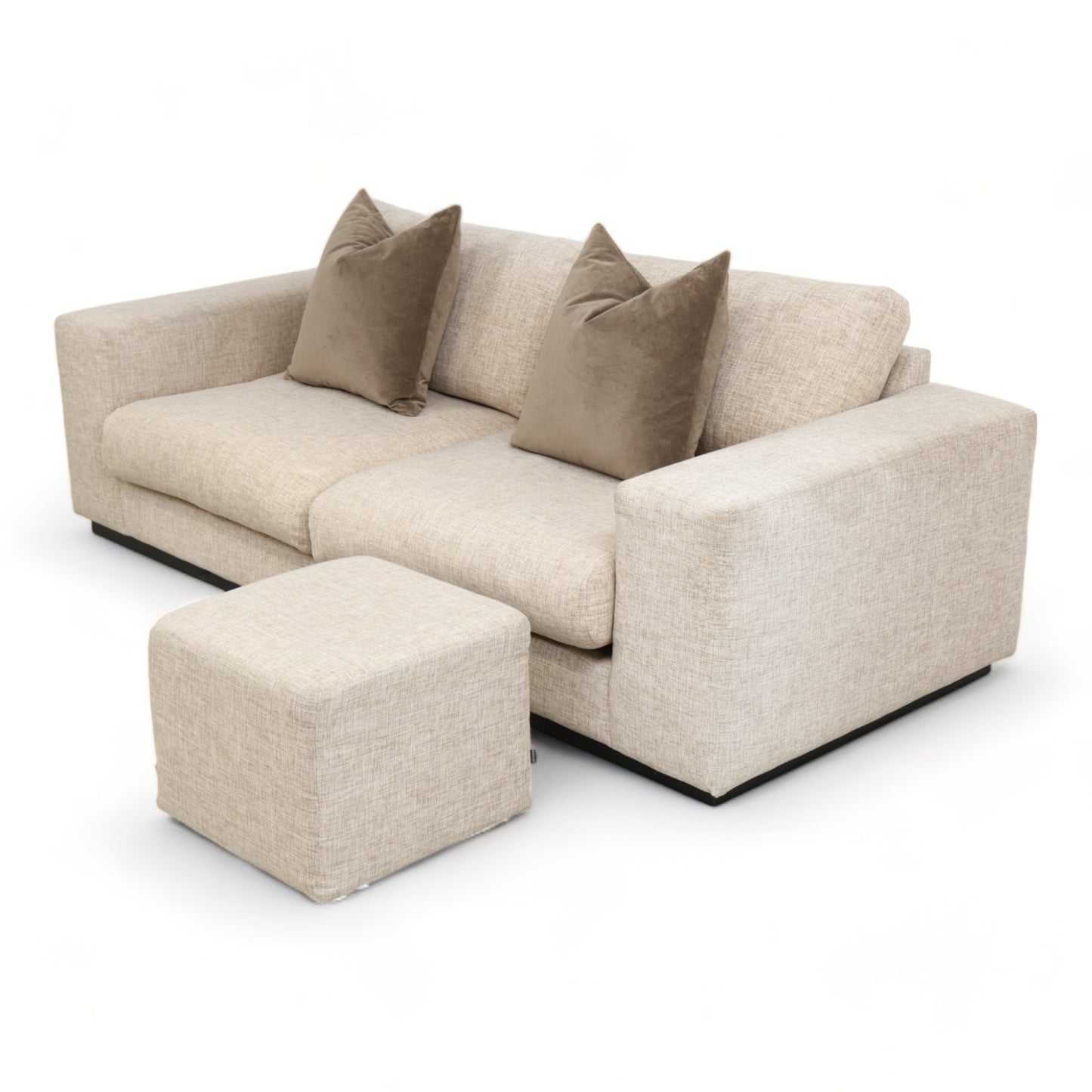 Nyrenset | Beige Bolia Sepia 2,5-seter sofa med puff