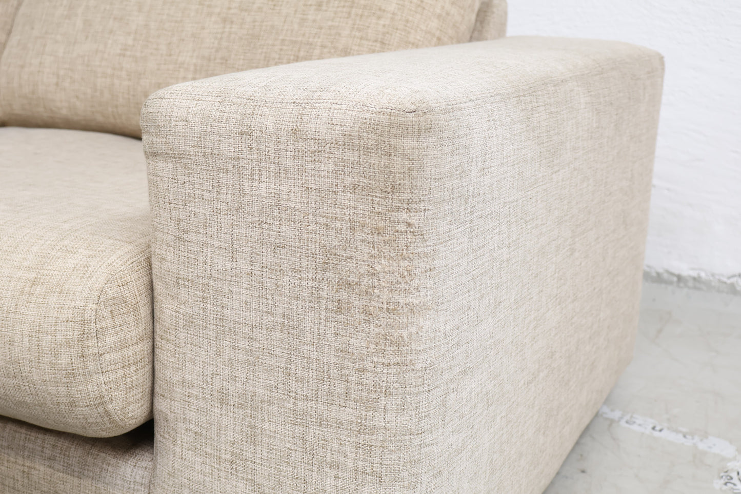 Nyrenset | Beige Bolia Sepia 2,5-seter sofa med puff