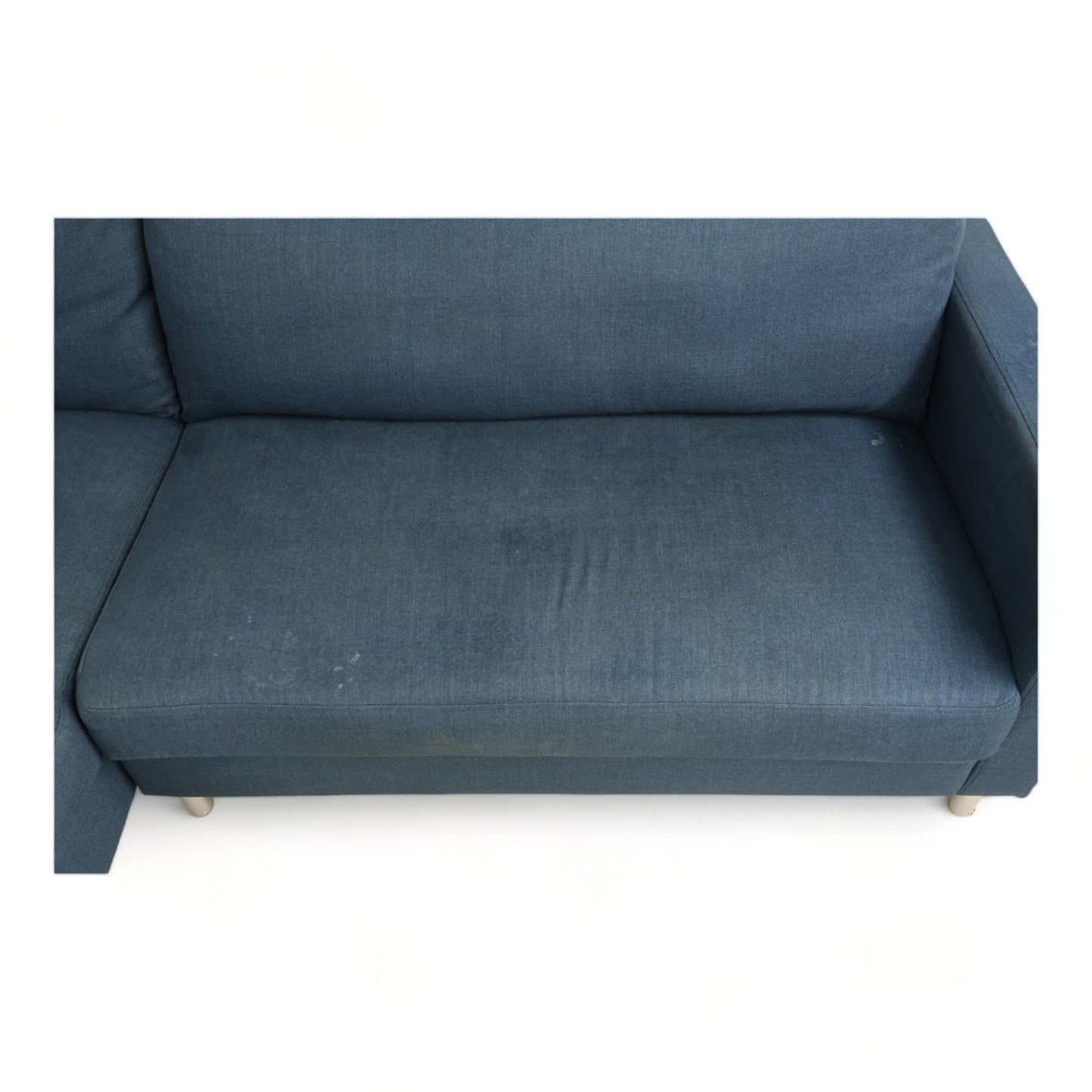 Nyrenset | Blå Sofa med sjeselong