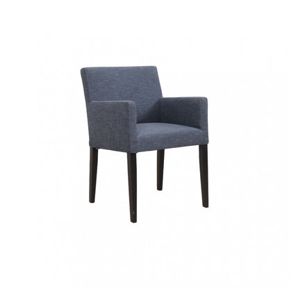 Helt nytt | Madison Spisestol - Med armlene - Sort Bøk - Deluxe - 09 Sesame