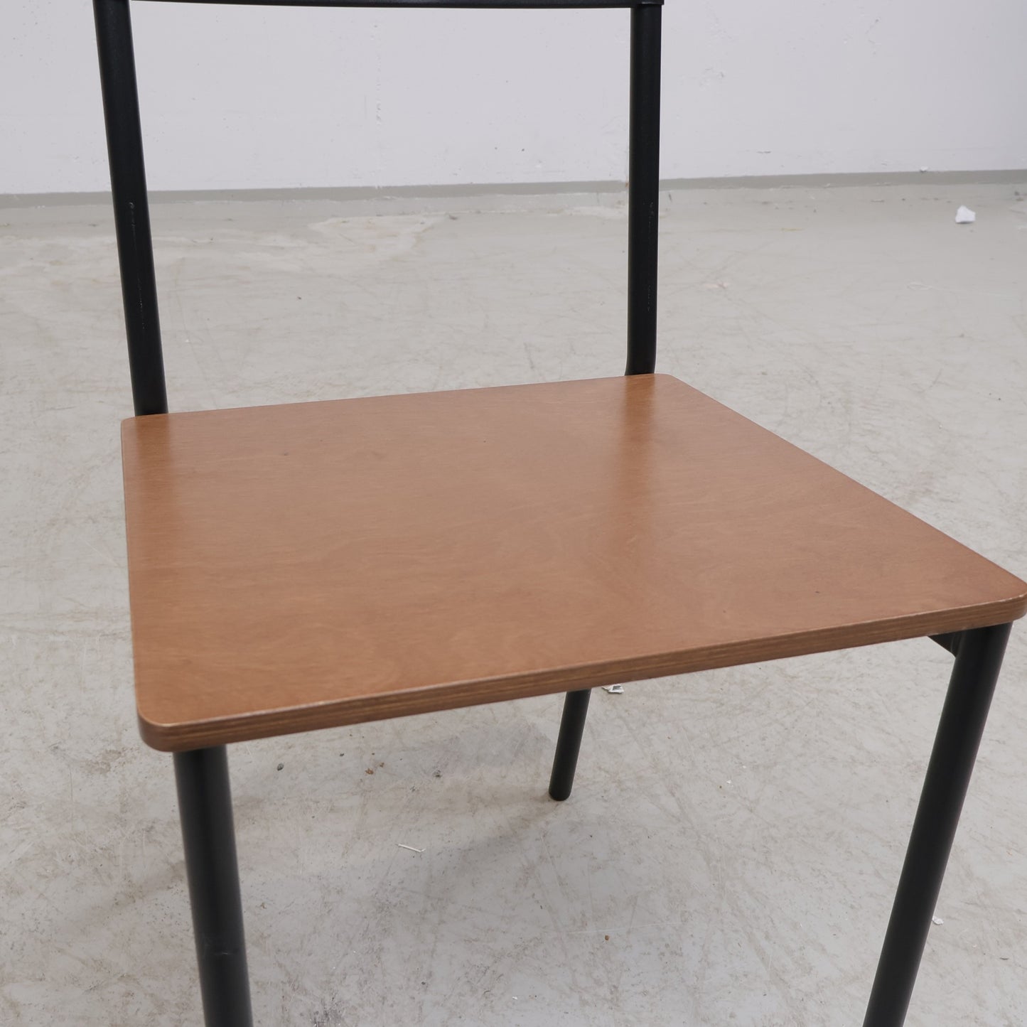 Nyrenset | IKEA SANDSBERG Stol, svart/brunbeiset