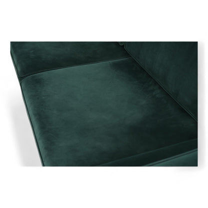 Nyrenset | Mørk grønn Sofacompany Harper 3-seter sofa i velur