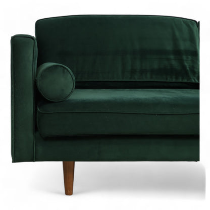 Nyrenset | Mørk grønn Sofacompany Harper 3-seter sofa i velur