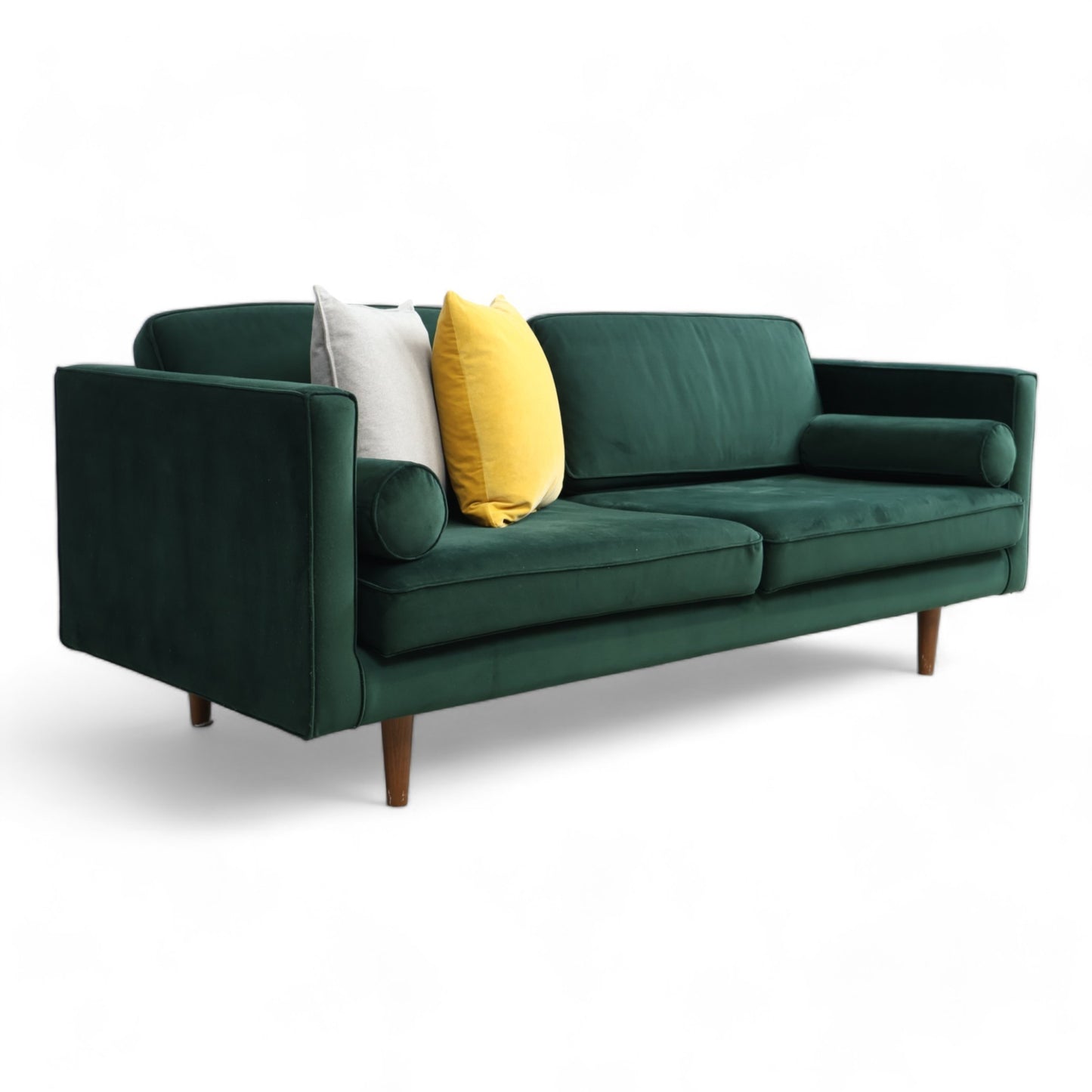 Nyrenset | Mørk grønn Sofacompany Harper 3-seter sofa i velur
