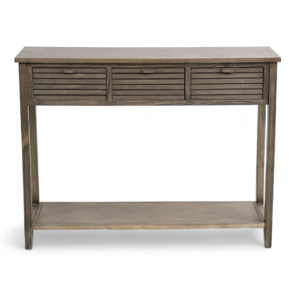 Kvalitetssikret | Brun konsollbord med skuffer