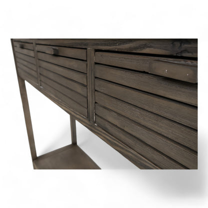 Kvalitetssikret | Brun konsollbord med skuffer