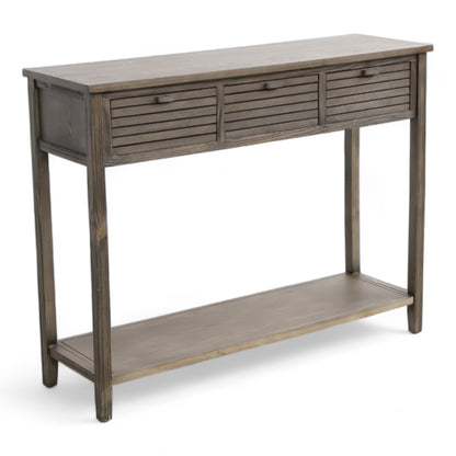 Kvalitetssikret | Brun konsollbord med skuffer