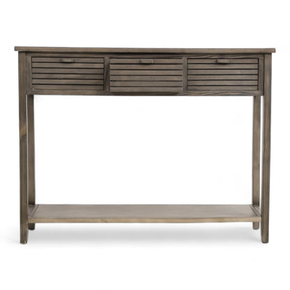 Kvalitetssikret | Brun konsollbord med skuffer