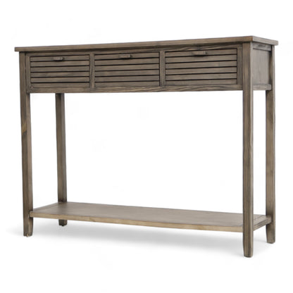 Kvalitetssikret | Brun konsollbord med skuffer