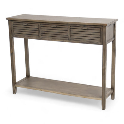 Kvalitetssikret | Brun konsollbord med skuffer