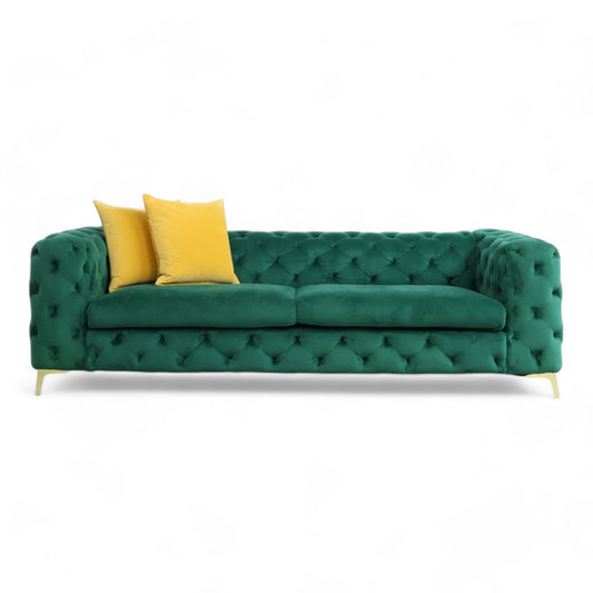 Nyrenset | Grønn Bella 3-seter sofa