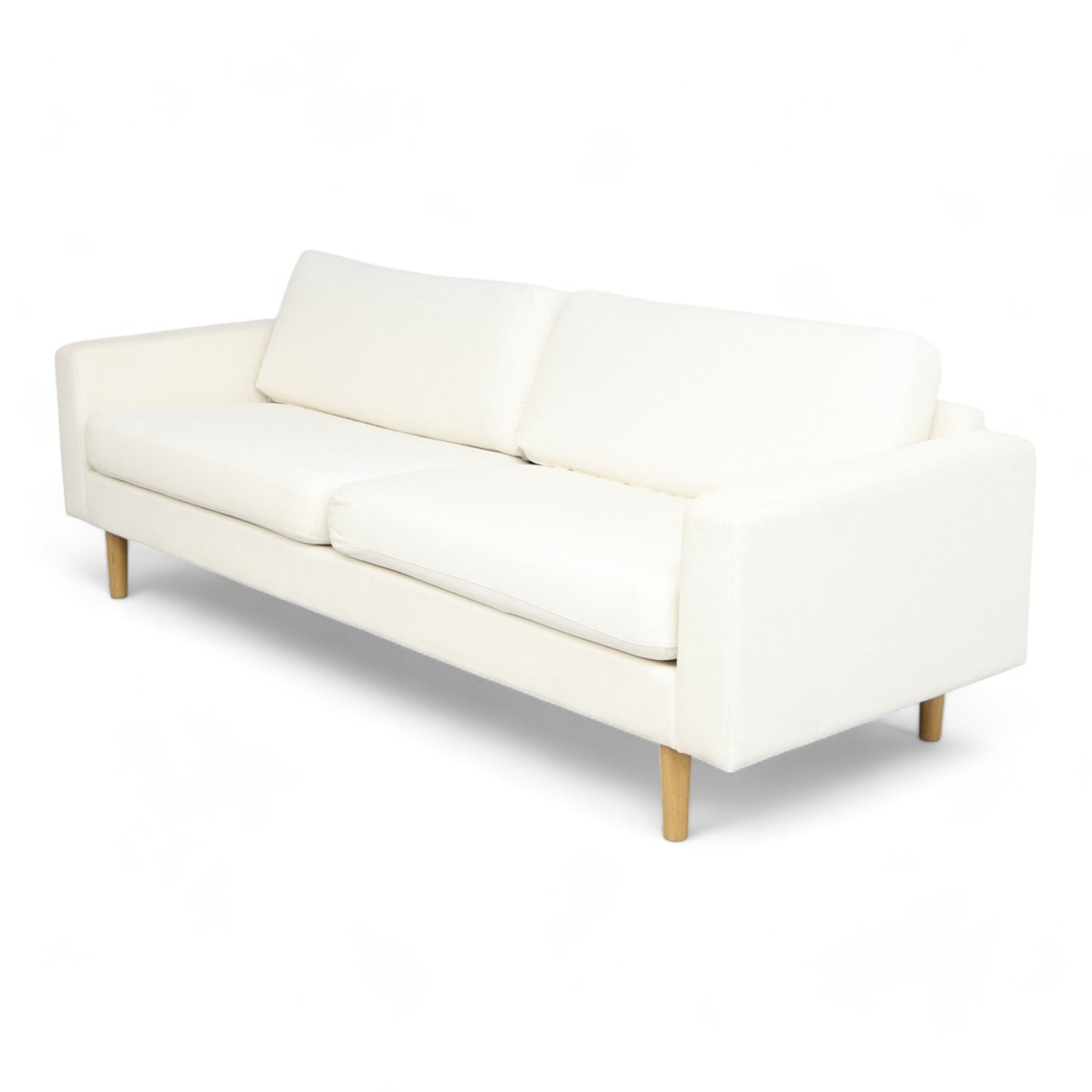 Nyrenset | Kremhvit 3-seter sofa