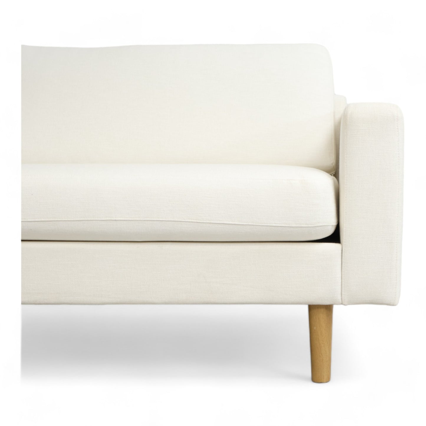 Nyrenset | Kremhvit 3-seter sofa