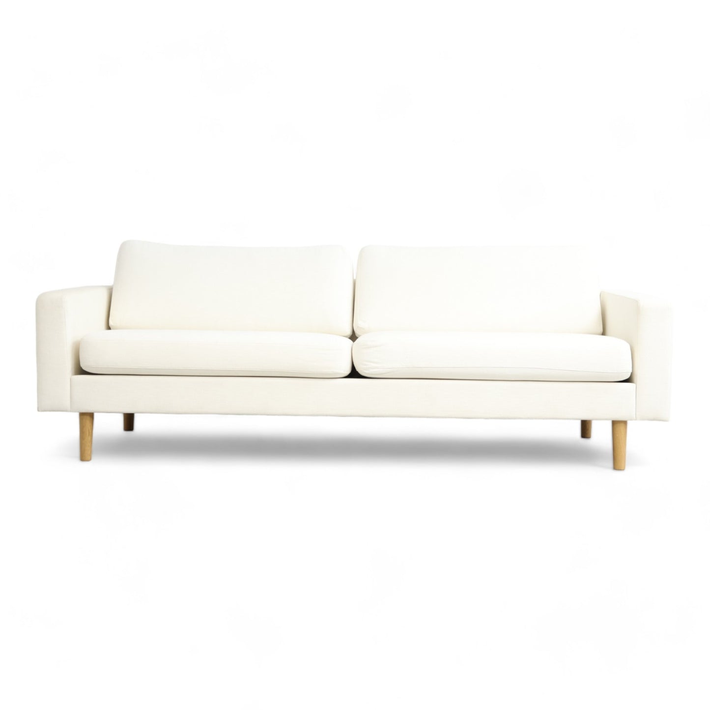 Nyrenset | Kremhvit 3-seter sofa